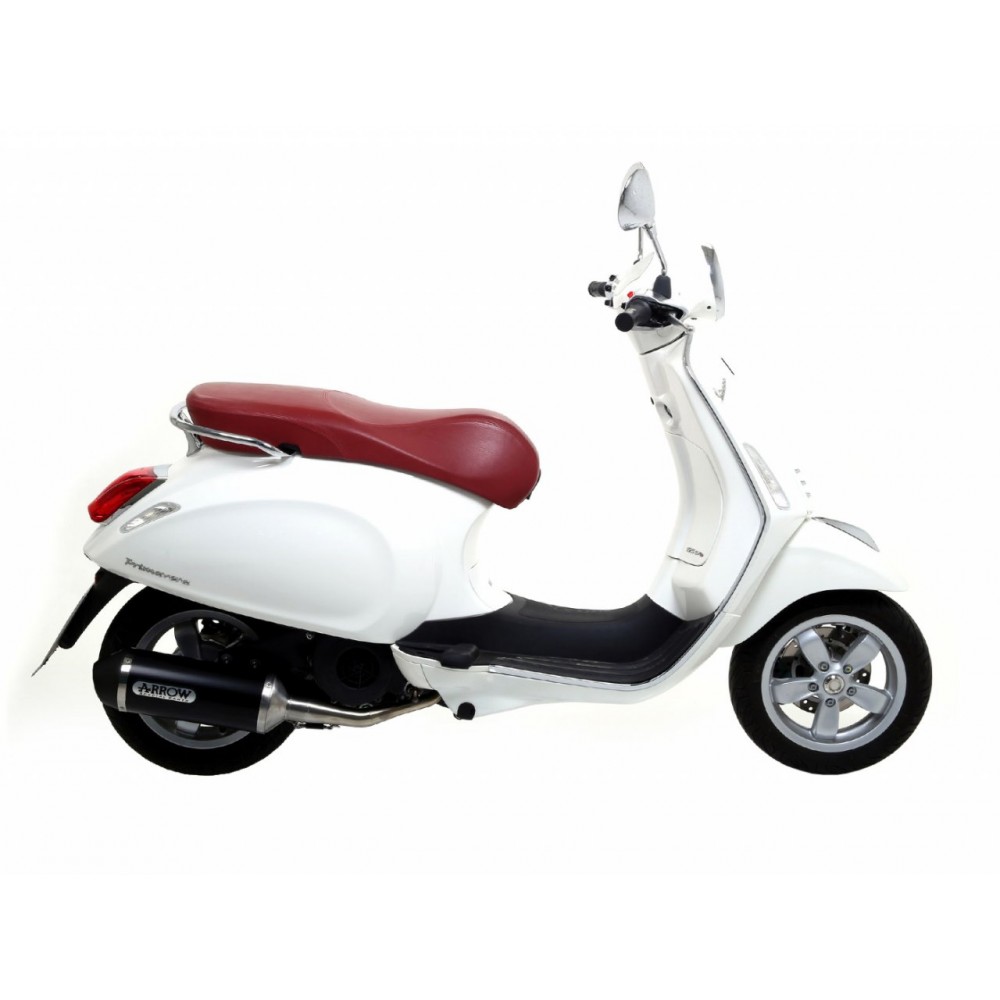 Εξάτμιση Urban Dark Aluminium Με Καταλύτη ARROW Για Vespa Sprint/Primavera 125-150