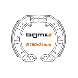 Σιαγώνες Φρένων 10" 150x24mm Εμπρός & Πίσω BGM PRO Για Vespa PX/T5 